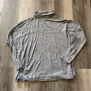 Aerie Gray Turtleneck Sweater